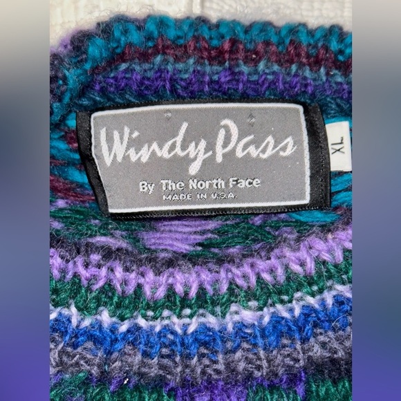 Vintage The North Face “Windy Pass” Wool Sweater – XL – Made in USA - Picture 4 of 4